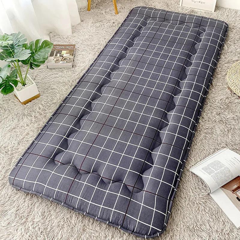WTEMPO Large Size Soft Home Bed Hotel Tatami Printed Foldable Mattress Cushion Thick Warm Student Dormitory Mattress Back-to-school Season Mattress