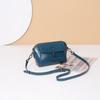 Borsa a tracolla piccola in pelle di vacchetta cerata e olio per donna, borsa a tracolla a conchiglia alla moda e versatile, borsa casual per telefono da donna