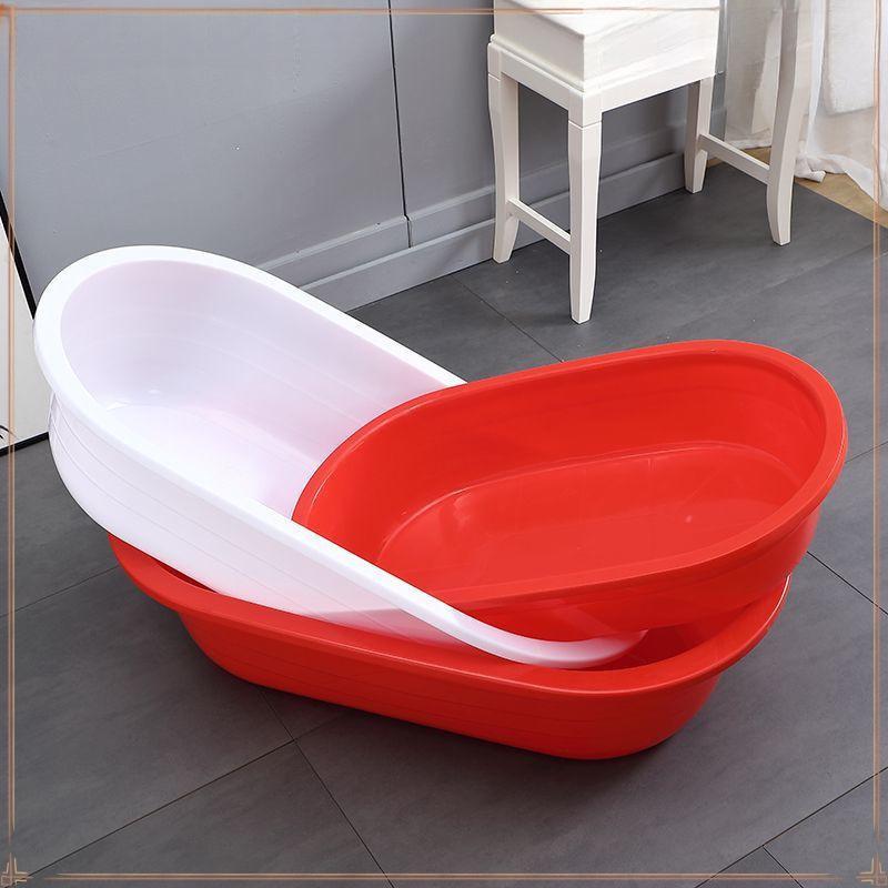 Stor Förtjockad Rektangulär Plastblötläggningskar för Vuxna och Barn