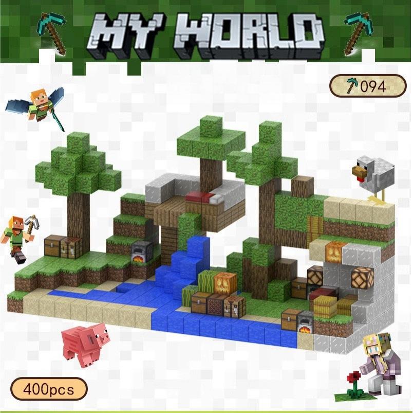 Magnetic World Building Blocks Village Chief House Magnetic Cube Set STEM Magnet Tiles for Kids