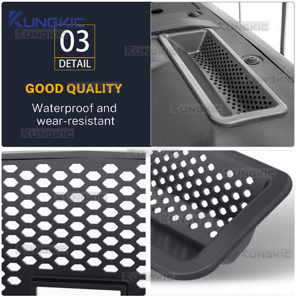 For Ford Ranger T9 2024 2025 Engine Intake Protective Cover Hood Leak Proof Cover Automotive Interior Accessories