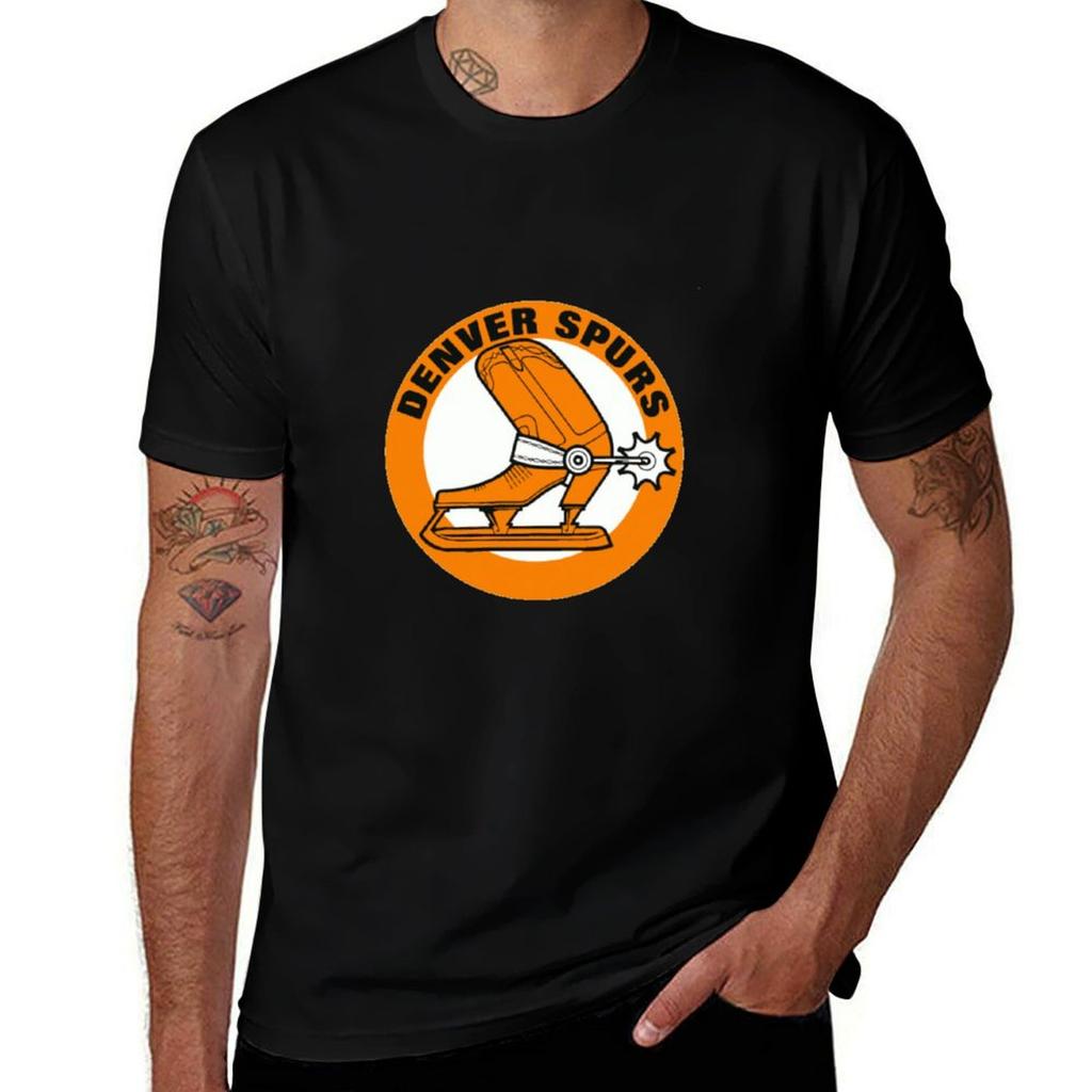 Denver Spurs Hockey Tshirt Functional Casual Short Sleeve Tee Tshirt
