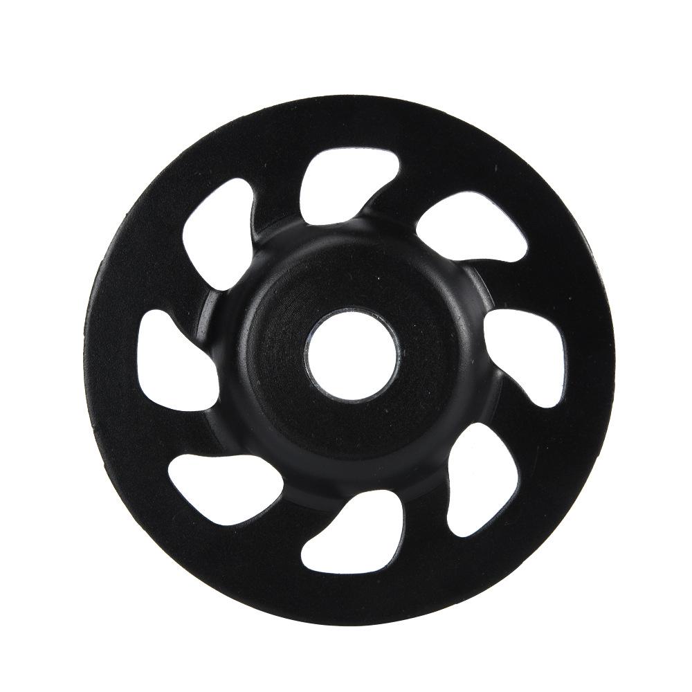 125mm L-Type Marble Stone & Concrete Grinding Wheel with 8 Slanted & 8 Horizontal Segments - Epoxy Floor Disc.