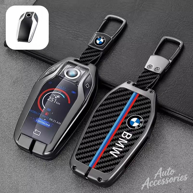 Car Key Case Cover Bag Keychain Accesories For Bmw 1 3 5 7 Series X1 X3 X5 X6 X7 F30 G20 F34 F31 G30 G01 F15 G05 I3 M4 Series