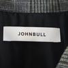 unused Johnbull Houndstooth Shirt jacket M gray Men's Used