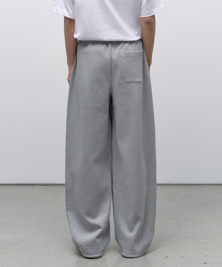 Musinsa Standard Double Knit One-Tuck Wide Lounge Sweatpants [Medium Grey]