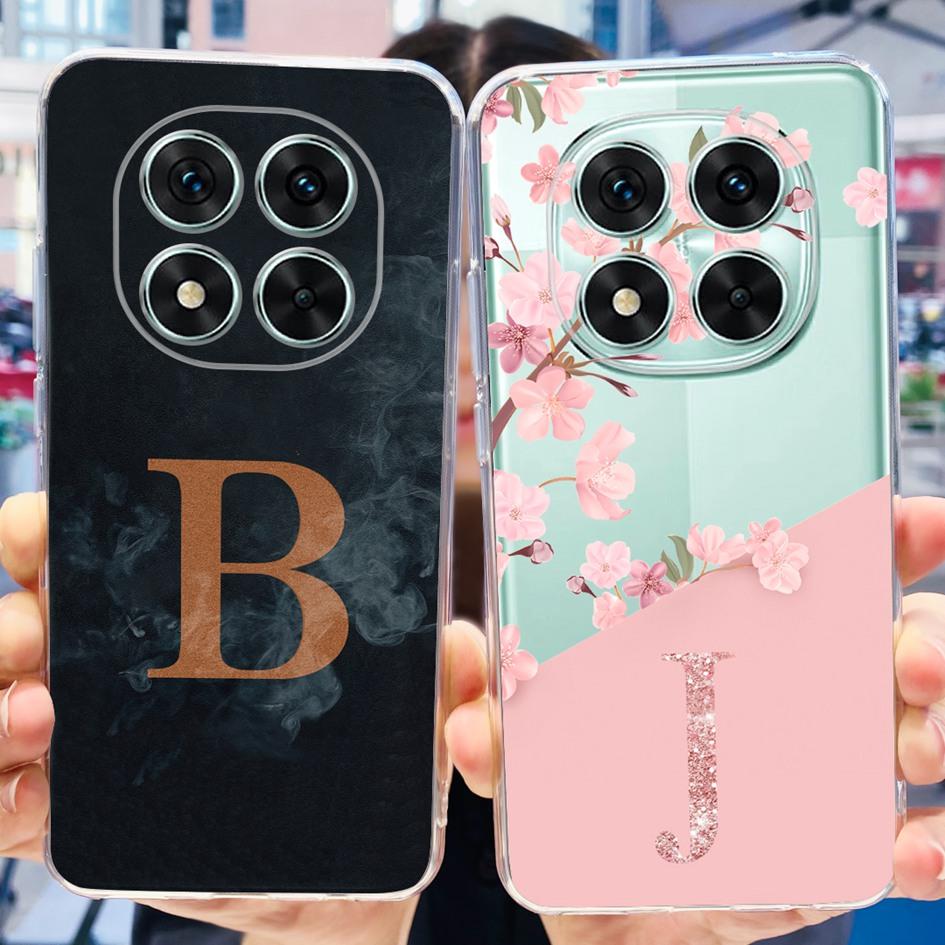 For Xiaomi Redmi Note 14 Pro 5G Case Fashion A Z Letters Soft Clear Silicone Back Cover For Redmi Note 14 Pro Plus Note14 Fundas