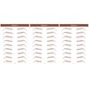 3Pcs 6D Lasting Natural Bionic Eyebrow Tattoo Eye Makeup Water Transfer Sticker