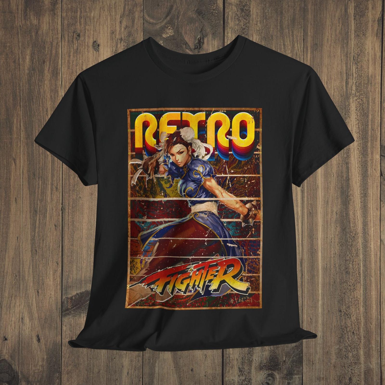 Chun-Li Street Fighter Shirt, Unisex ,Gaming Tee,Retro Gaming,Gamer Gift T-Shirt Mens Womens Tees Top 4XL
