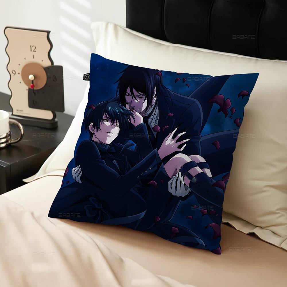 Manga Series Black Butlers Personalized Pillow Dust Cover Bedroom Kids Party Decoration Pillowcase Birthday Children Gift