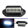 2 Teile/satz 6 LED Auto Lizenz Nummer Platte Licht Für Auto Lkw Anhänger Lampe Weiße Lampen Auto Kennzeichen Lichter YSL