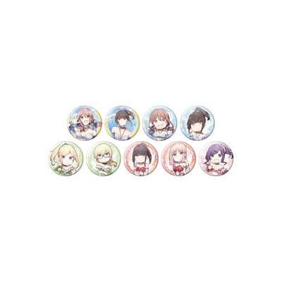 Harukana Receive 01 [Original Illustration] Holographic Badge [57mm] Complete Set of 9 Boxed Sets