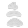 3 Moules en Silicone Forme d'Ange Souple Réutilisable Moule en Silicone Transparent pour Pendentif DIY