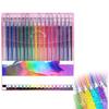 Glitter Gel Pen Set, 18 PCS Glitter Gel Pens Colored Glitter Markers