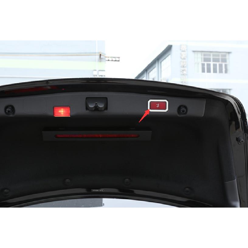 For 2016- Mercedes-Benz GLC Silver ABS Tailgate Rear Door Handle Frame Trim