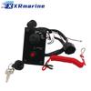 For Suzuki Outboard Marine Ignition Switch Panel 37100-96J24 With Keys Lanyard