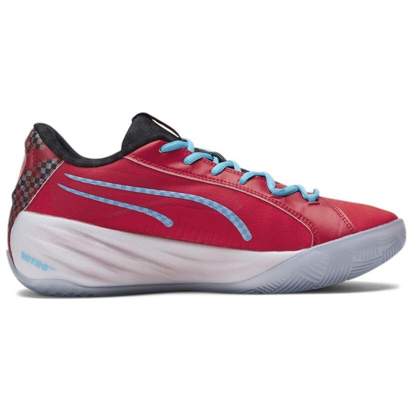 Scoot Henderson X Puma All-Pro Nitro O.D.D. Mindset Men Sneakers Red For-All-Time-Red Bright-Aqua 379300-01