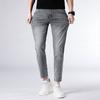 Spring and Summer Slim Feet Nine-point Jeans Men's Stretch Casual 9-point Trousers