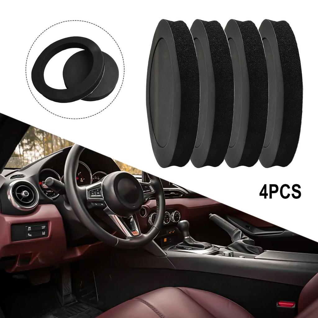 Audio Quality Rings 6.5inch Car Speaker Soundproof Rings Improve Sound Quality Perfect Fit Car Audio Installation