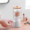 2/3/4Pcs Save Space Cotton Ball/Swabs Dispenser Transparent Window Plastic Storage Box  Q-Tips