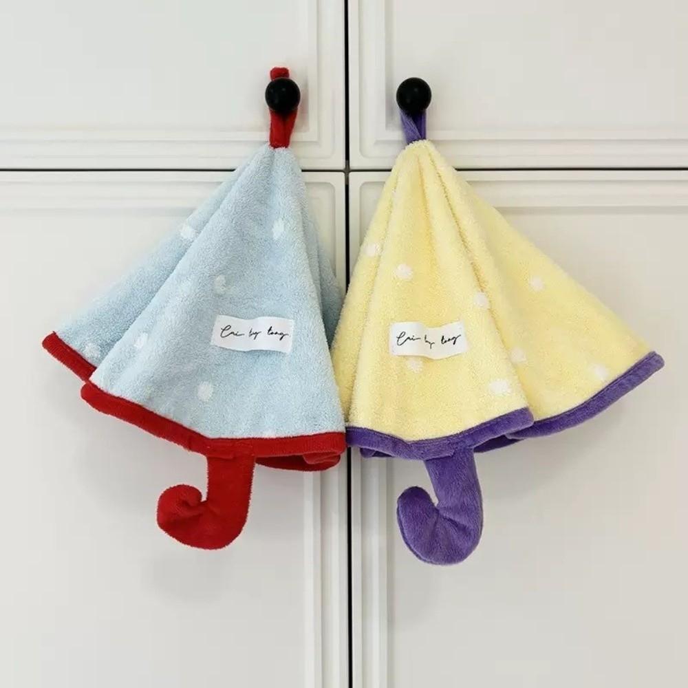 2PCS/SET Quick-drying Umbrella Hand Towel Thickened Handkerchief Towel Kids Use