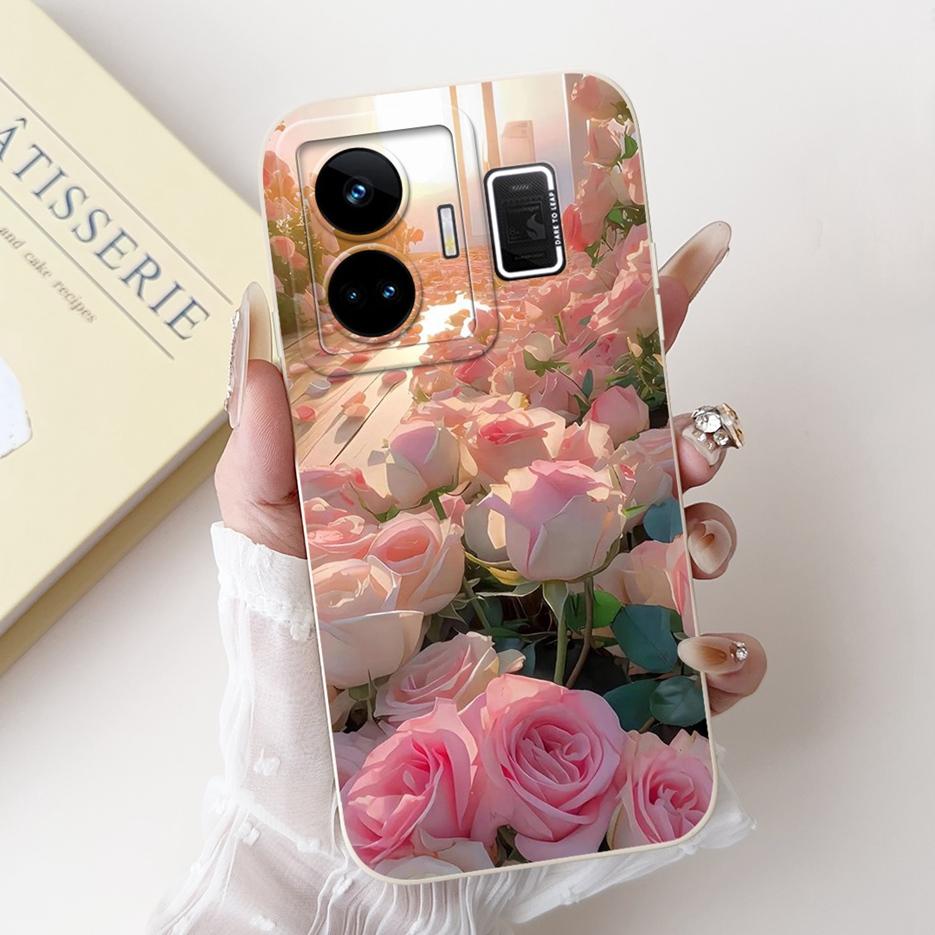 For Realme GT3 Case RMX3709 Cute Funny Cartoon Cover Soft Silicone Case For Realme GT Neo 5 Neo5 240W RealmeGT3 Back Cover Coque