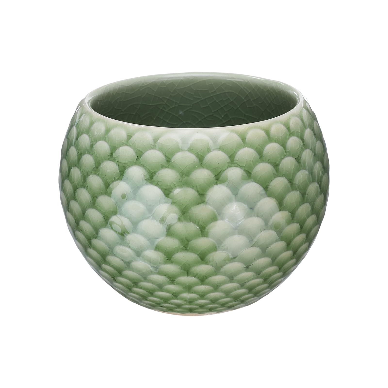 

uxcell Пиала для чая ручной работы, 150 мл/5 унций, Китайско-японская керамическая пиала для чая, Набор для чая Гунфу, Домашний подарок, Зеленый