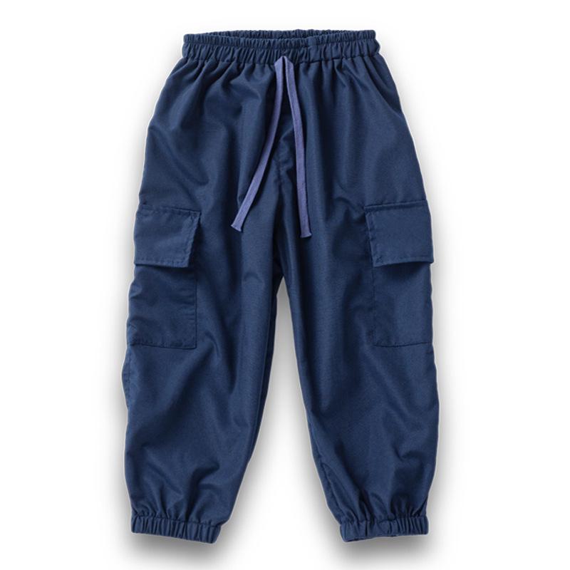 

Summer 2025 Boys Quick-Dry Mosquito-Proof Cuffed Workwear Pants - Trendy Mountain System for Kids 140 cm