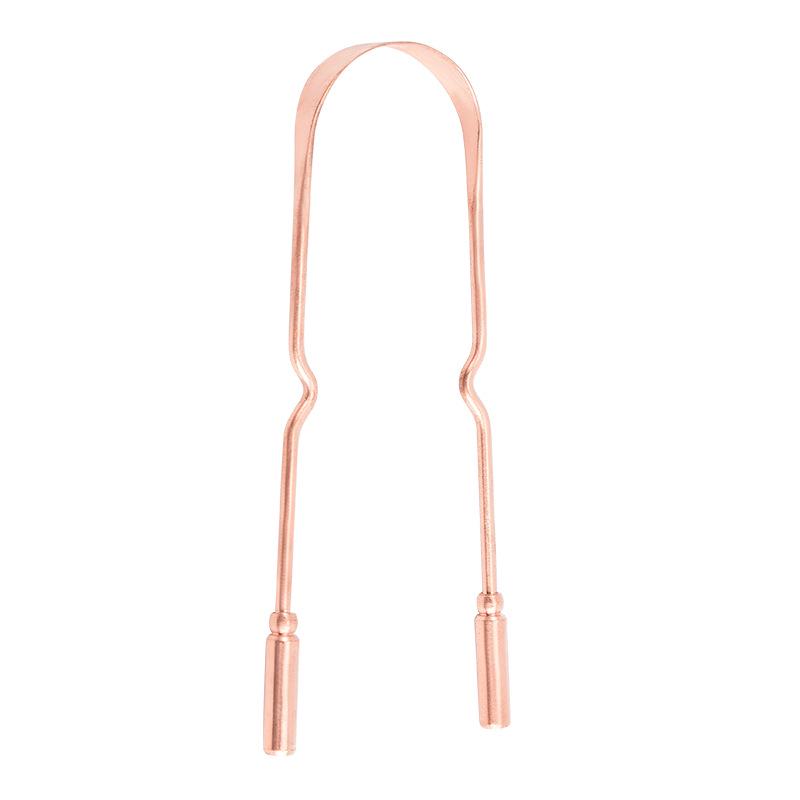 Pure Copper Tongue Cleaner and Scraper Set