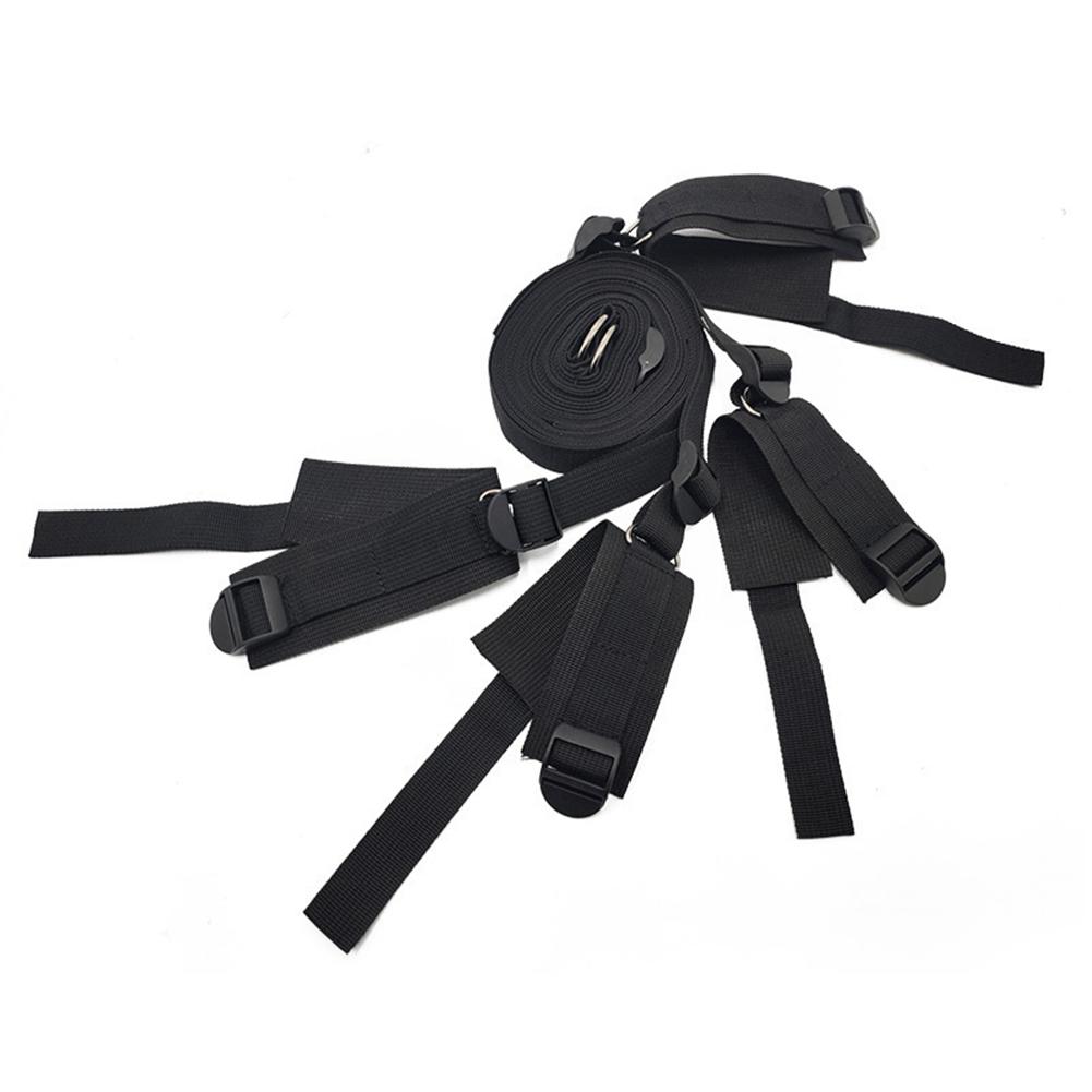 Couple Bed Bondage Toys Sex Bondage Multiple Pose Restraint Erotic Products Suitable For Adults Handcuffs Footcuffs Slave Toy