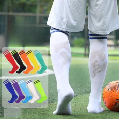 Șosete de fotbal cu tub înalt Ciorapi pentru adulți Șosete sport pentru genunchi pentru copii Prosop îngroșat Modele pentru bărbați anti-alunecare