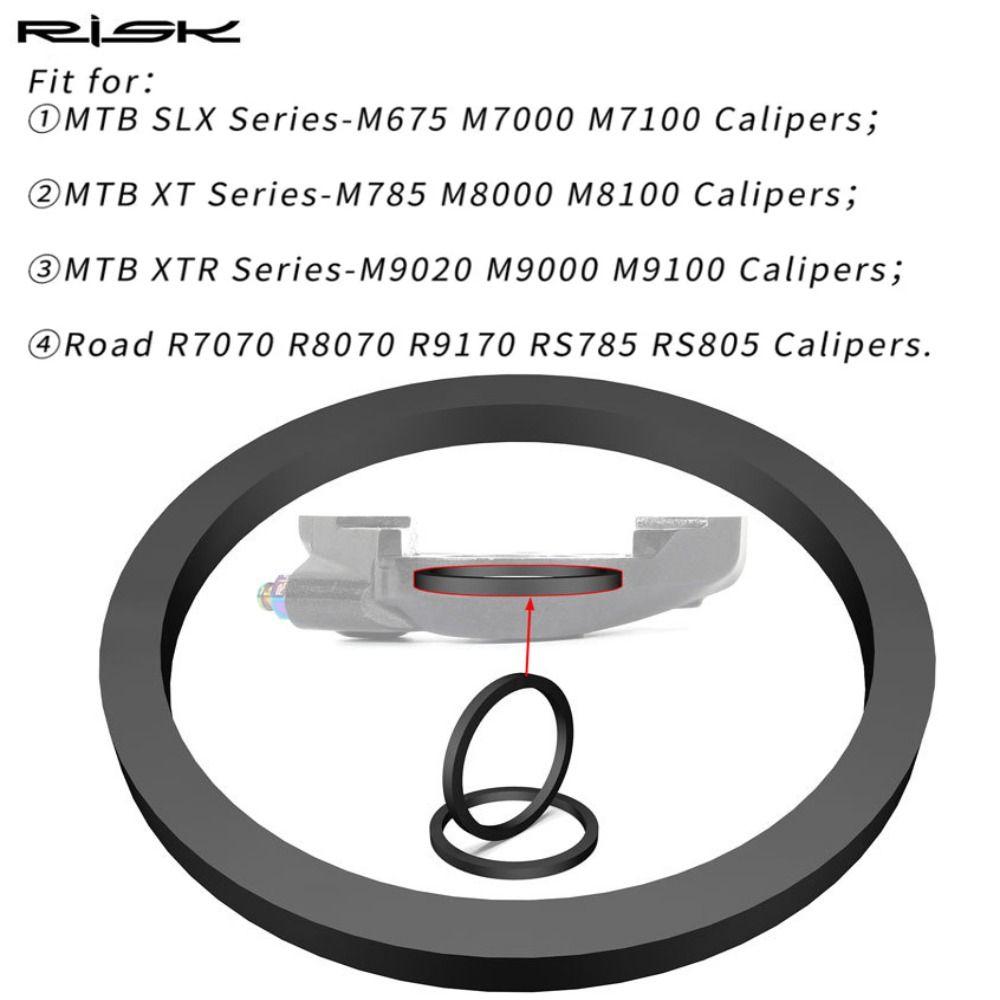 2 buc RISK etrier frână cu disc Frână piston O-ring pentru SHIMANO SLX M7000 XT M8000 XTR M9020 R8070