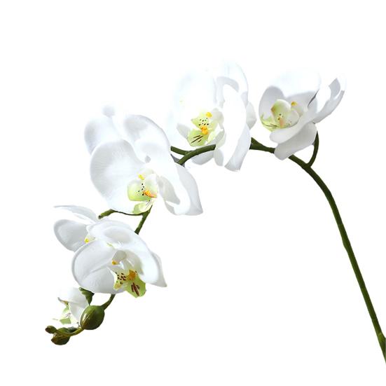 Sztuczny kwiat bez zapachu wyśmienita jakość wykonania praktyczny świetny sztuczny bukiet kwiatów Phalaenopsis dekoracje ślubne do akademika