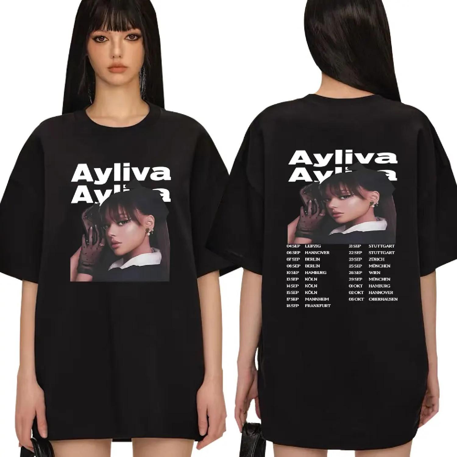 

2025 Ayliva Y2K T Shirt Men Women Harajuku Summer Oversized Comfort T Shirts Short-sleeved Aesthetic Casual Cotton Hip Hop Tops S чёрный