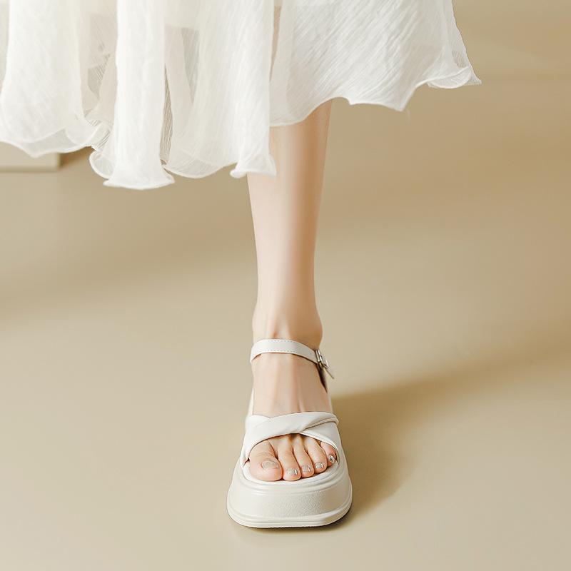 Women Fashion Casual Platform Sandals Summer Open Toe Comfortable Walking Shoes