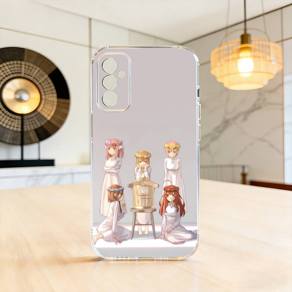 The Quintessential Quintuplets Miku Nakano Phone Case Transparent Silicone Soft For SamsungA10,12,20,21S,30,31,40,50,51,52,70,71