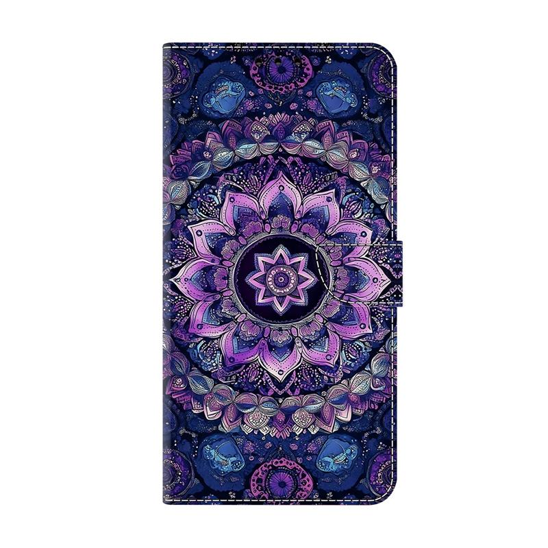 Custodia per Samsung S24 Ultra / S23 Ultra Portafoglio Flip Cover Dipinta per Samsung Galaxy S24 FE S23 FE S24+ Plus Copertura Protettiva Etui