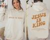 Jesus IS King Hoodie Sweatshirt Men's And Women's Harajuku Pullover Street Clothing High Quality Hot Selling Top 2024
