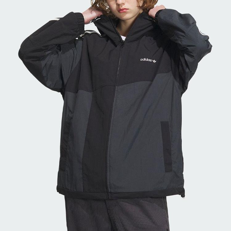 Adidas Originals Adicolor Tricolor Track Jacket Unisex Jackets Carbon-Black IU4819
