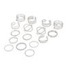 European & American Fashion Niche Design Luxe Plain Ring Set for Women