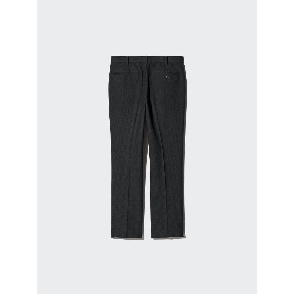 Uniqlo Warm Smart Pants Glen Check Short Length