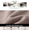 2025 New Autumn/Winter Double-Sided Cashmere Coat for Middle-Aged & Elderly Women - Mid-Length, High-End Wool Overcoat