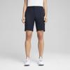 PUMA Solid Color Golf Sports Straight Leg Mid Rise Casual Shorts Women shorts Navy-Blue 623886-03