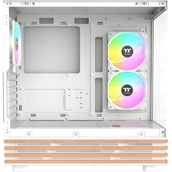 THERMALTAKE - CA-1Y7-00M6WN-WS - View 270 Plus WS ARGB Snow - Boitier PC sans alimentation - Moyen tour - Format ATX - Blanc