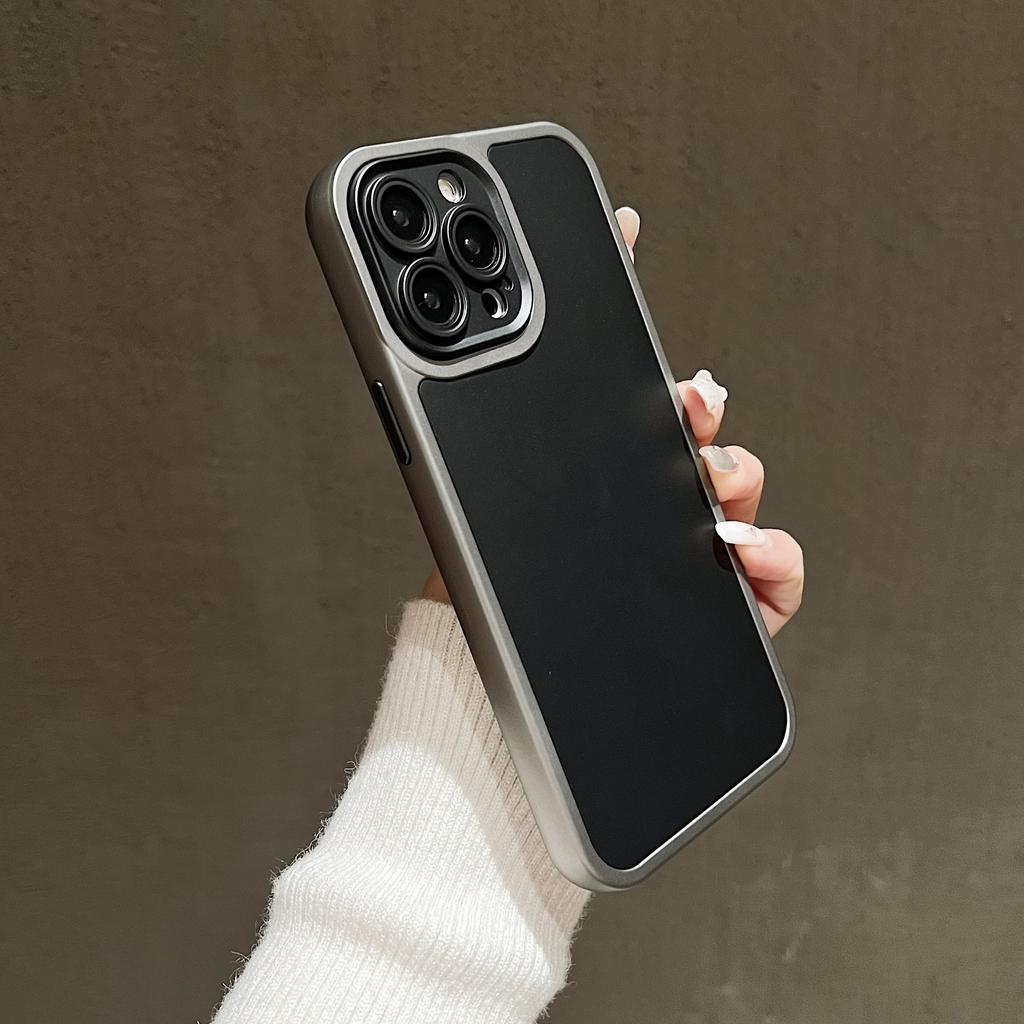 Contrast Color Two-color Splicing Two-in-one Suitable for Apple 15PROMAX Anti-fall IPhone 14 Phone Case 13 Silicone Soft