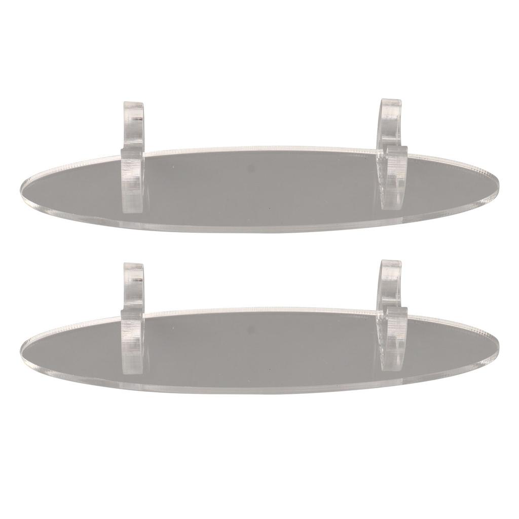 2PCS Pen Holder Display Stand Acrylic Desktop Pen Showcase Rack Organizer for Makeup Brush Paintbrush Home School