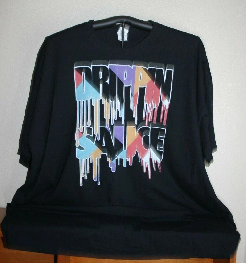 DRIPPIN SAUCE T-Shirt - 6XL on Black S