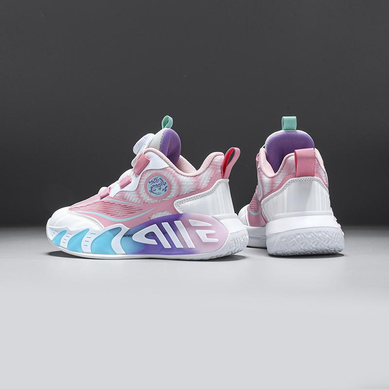 28-40 Kinder Übergröße Bequeme Atmungsaktive Modische Sport- und Freizeitschuhe High Top Basketballschuhe