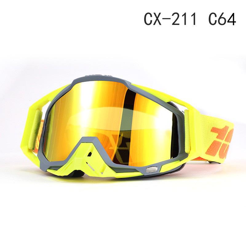 Gafas de Moto y Esquí a Prueba de Viento Transfronterizas: 100% Todoterreno, Equitación al Aire Libre y Protección para Descenso