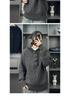 Women's Retro Hooded Cable Knit Cardigan - Cozy, Loose-Fit, Versatile Sweater for Autumn/Winter